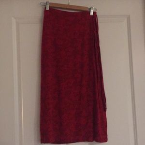 Free People wrap around skirt